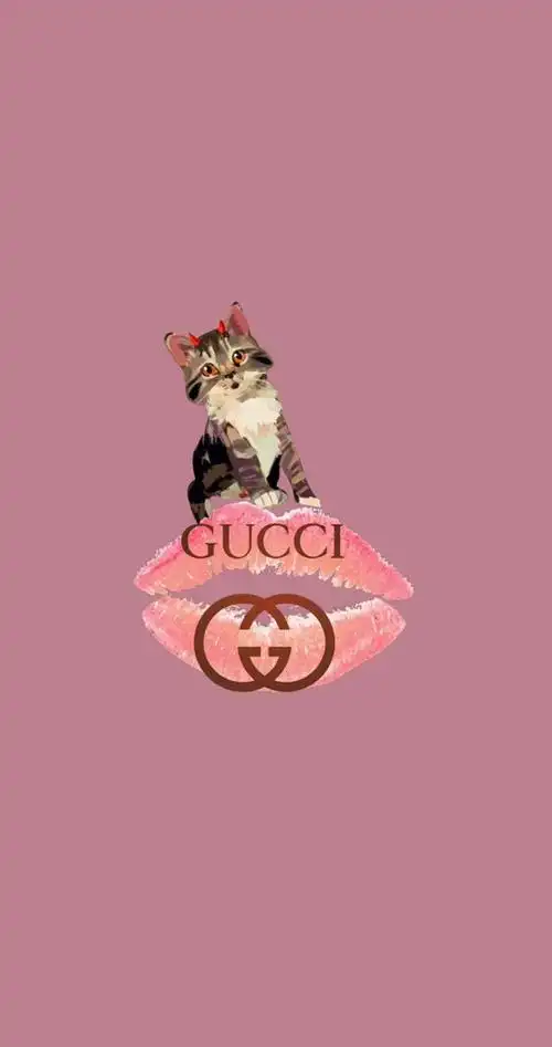 大牌立体感壁纸,gucci品牌设计感壁纸