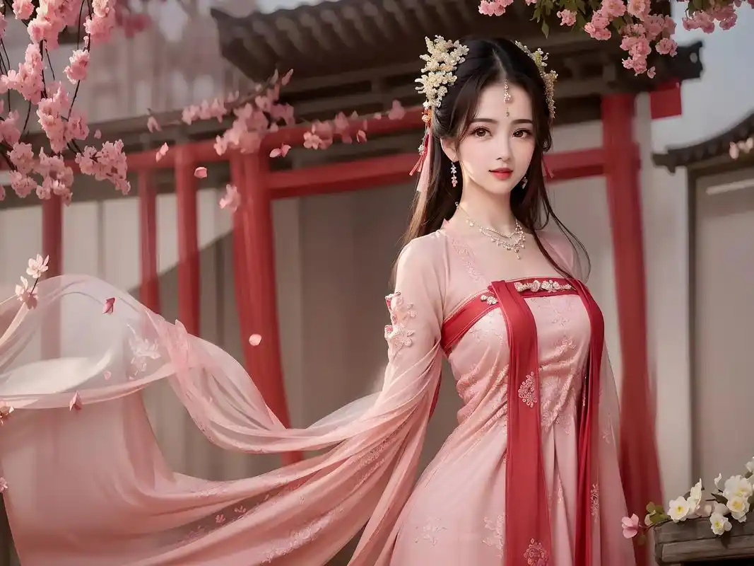 "齐胸襦裙,古风淡雅":很难不好看~ #齐胸襦裙# #神仙颜值# #气质美女