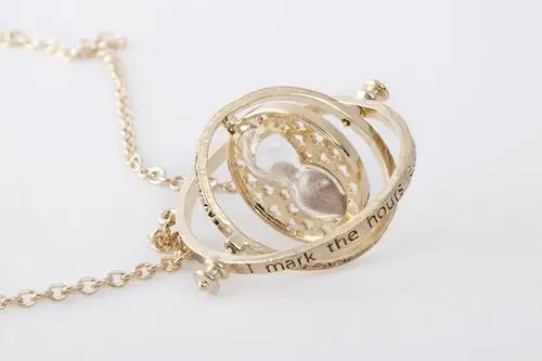 哈利波特 时间转换器18k金 项链 魂器 time-turner 特纳项链