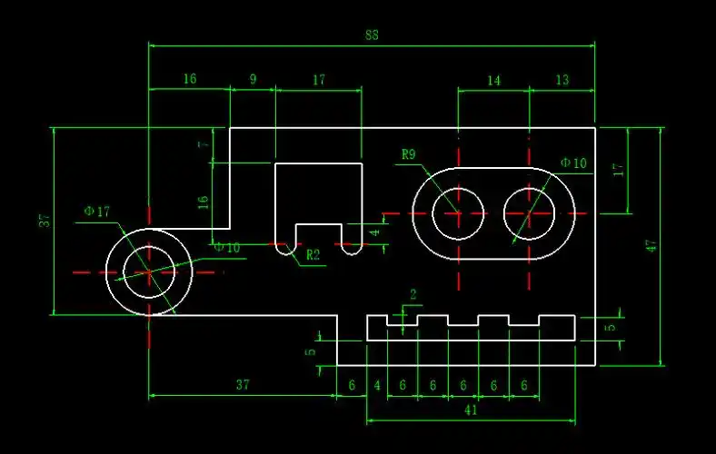 机械制图的cad绘制_偏移_命令_修剪