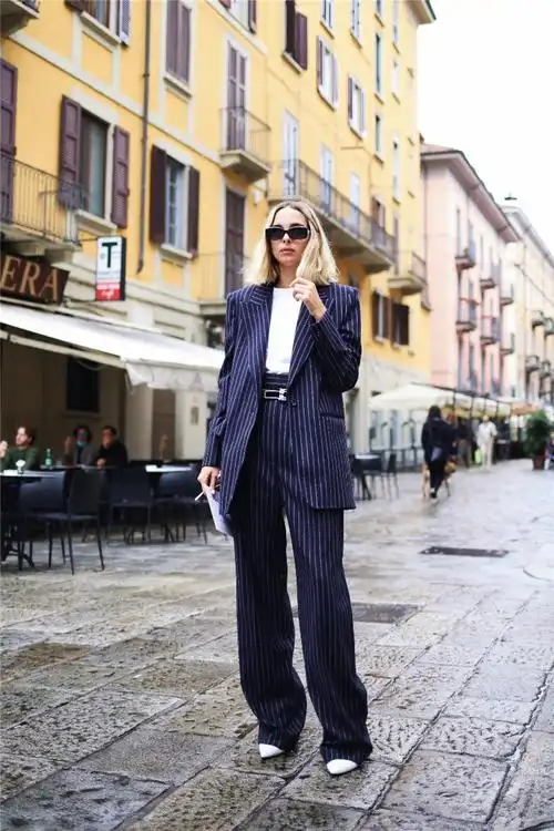 2021春夏米兰时装周场外街拍