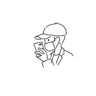 手绘头像男生黑白简约2019最新 简笔画头像男生呆萌搞怪