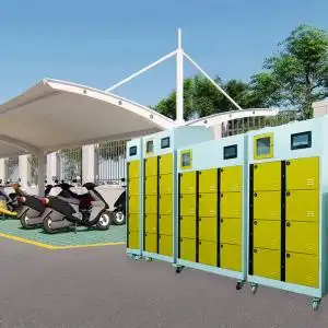 电动车共享设备换电柜电瓶车充电柜锂电池快递外卖充电站寄存柜