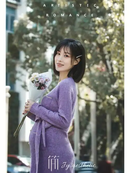 外景街拍孕妇照当妈妈了依然是少女0269