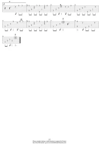 stay with me 清晰版 吉他谱