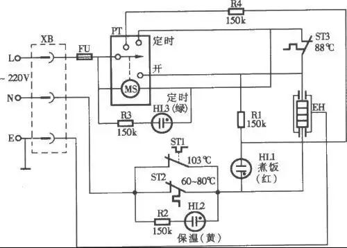 电饭锅让我姐倒进水了拆开底盖擦干了也晒了一天了虽然是多云现在插