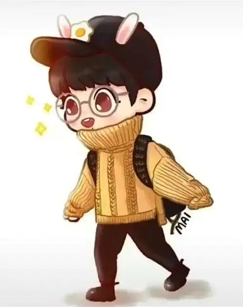 肖战q版动漫卡通可爱