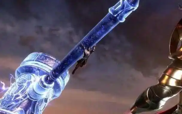 然后唐三说自己还有一个武魂,就展示了昊天锤