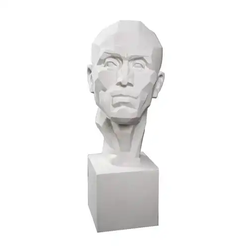 厂家供应渔民切面头像石膏教具切面线模具素描静物写生美术器材