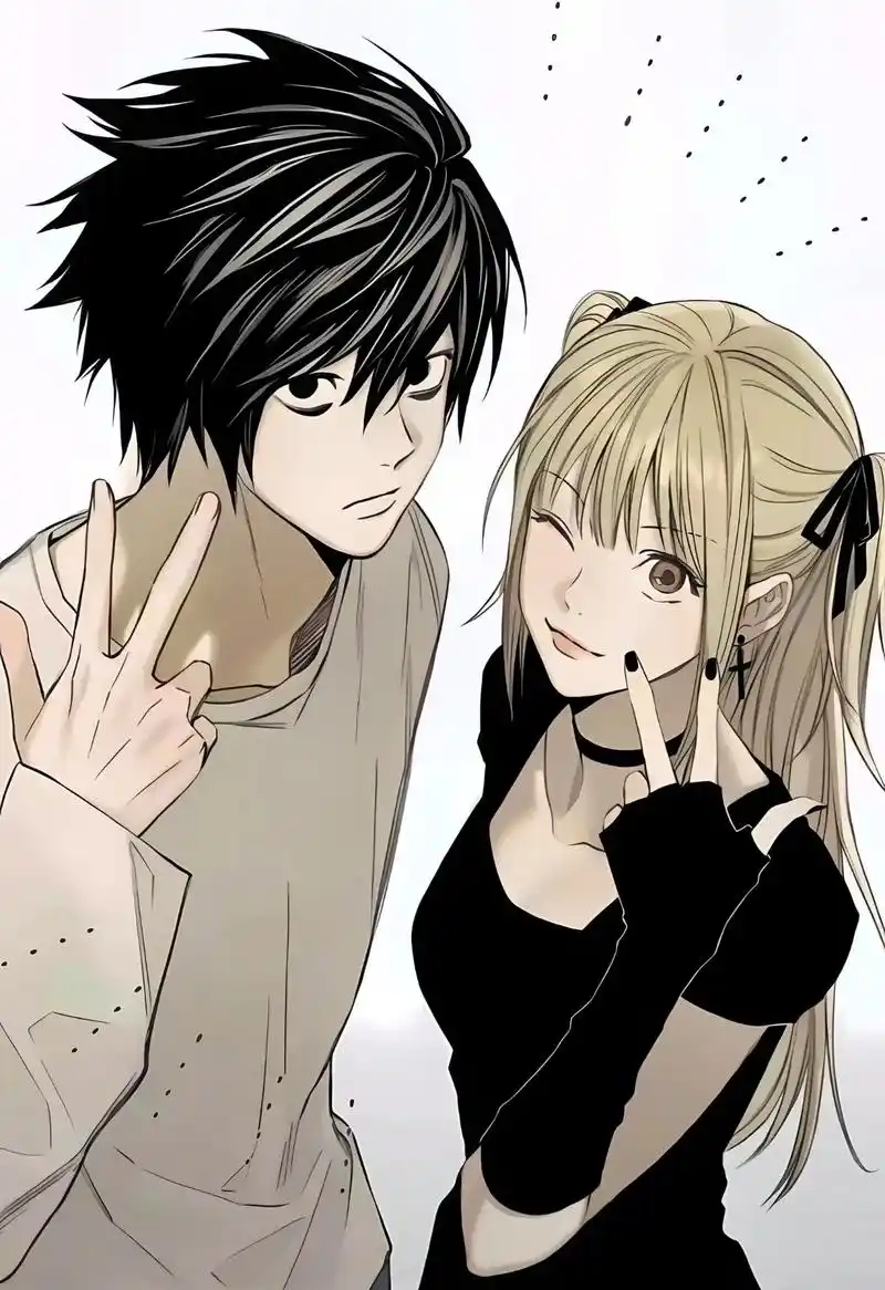 感谢大数据推给我做壁纸#l和弥海砂 #龙崎 #夜神月 #de - 抖音