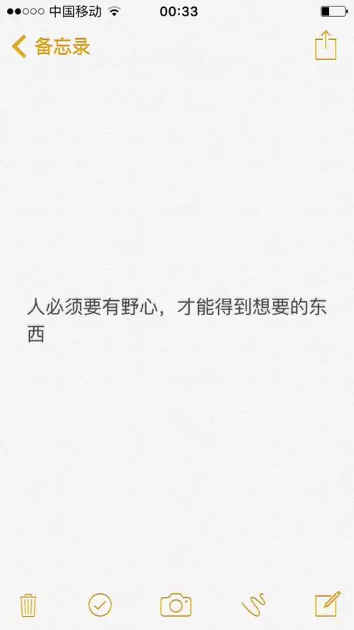 人必须要有野心,才能得到想要的东西