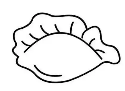 一盘饺子简笔画一盘饺子简笔画法