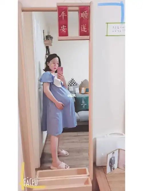 孕40周的肚子居然能有这么大