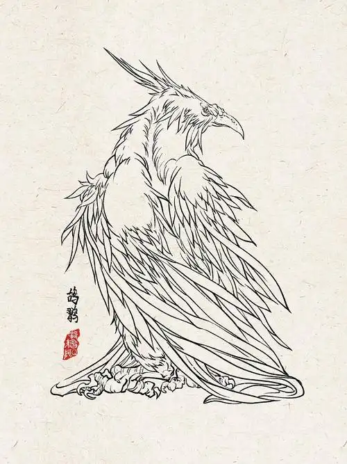 山海经之异兽线描【19.12-20.01】