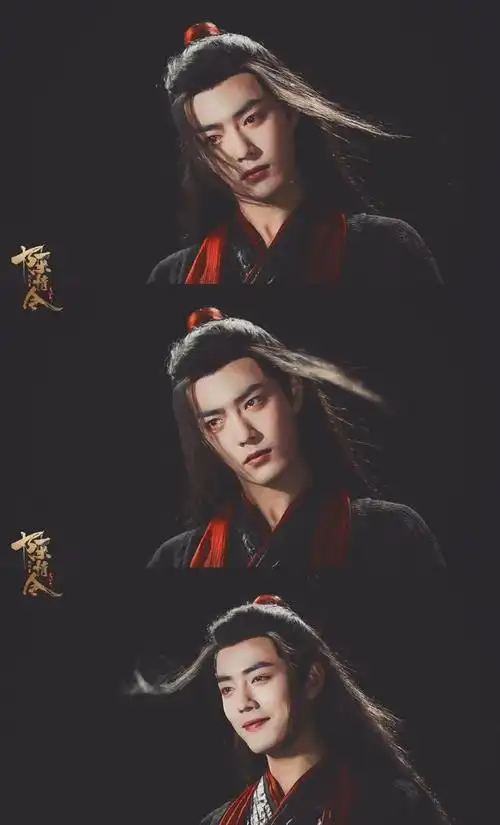 肖战的黑衣魏无羡邓伦的黑衣旭凤王一博的黑衣谢允都很可