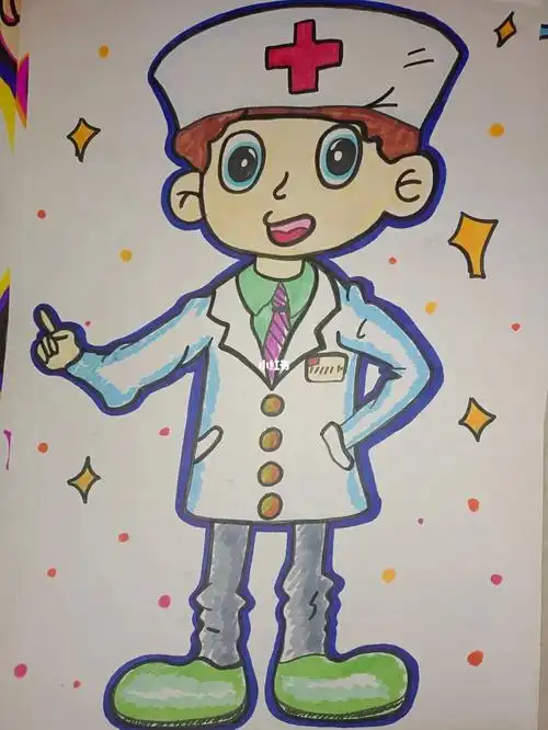 医生简笔画
