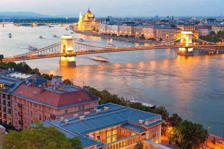 桥梁建设家园,城市,匈牙利,匈牙利,夏天,尽收眼底,多瑙河,散景,壁纸,.