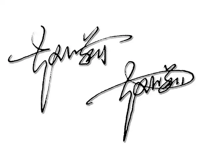 一笔签名设计赵小莉