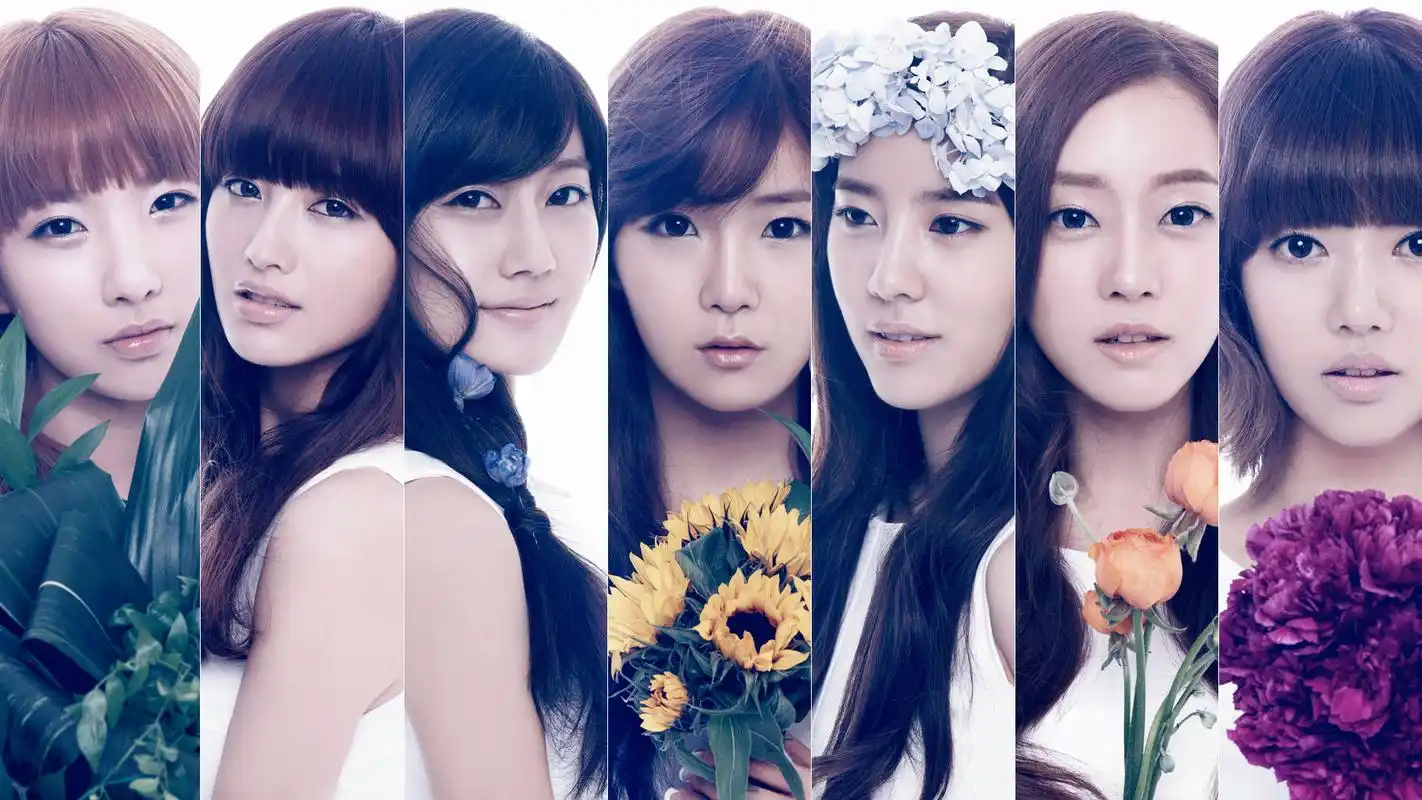 rainbow组合韩国美女组合桌面壁纸