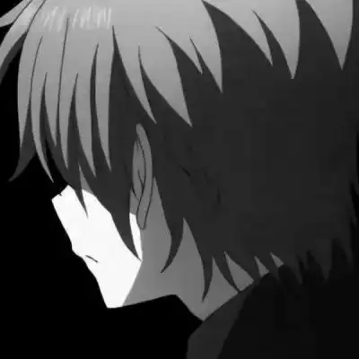 男生侧脸动漫头像