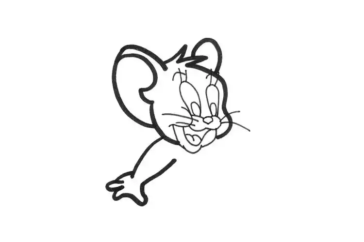 老鼠杰瑞简笔画教程