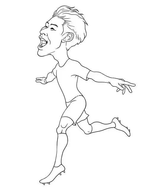 我是原创插画师  #足球明星  #寻找小红书绘画大神  #猜猜他是谁