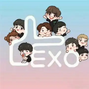 exo兄弟卡通萌图精选2020 你的名字写到顺手念到顺口,卡通头像图片