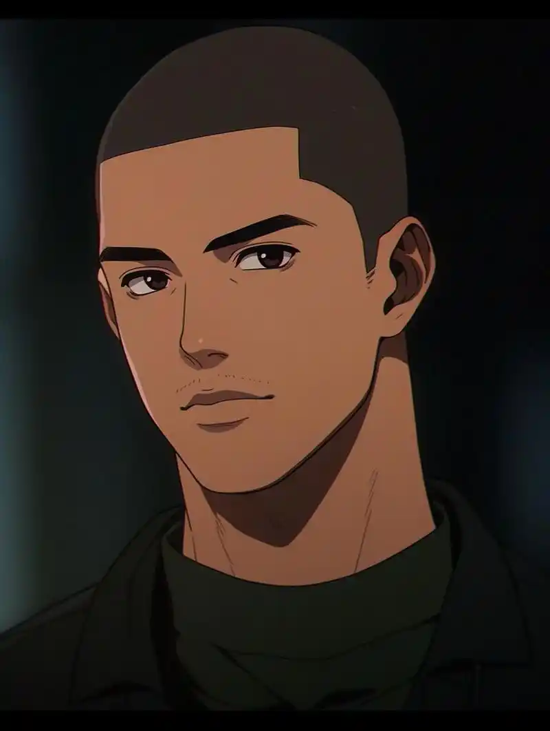 高质量复古寸头男头2 英雄本色