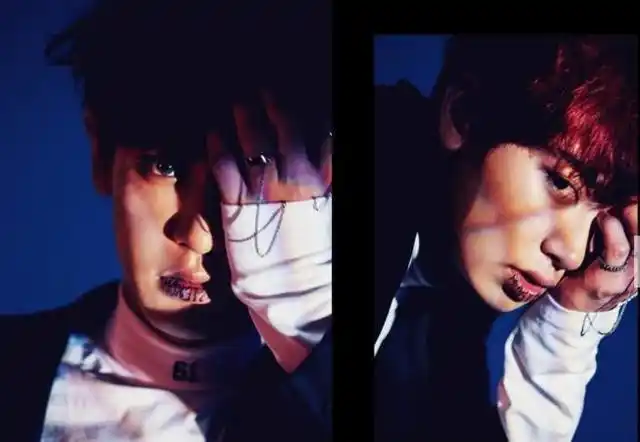 暗黑系吸血鬼的画风.(图为灿烈)