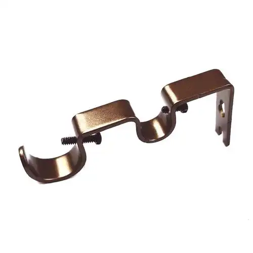 现代简约罗马杆窗帘杆配件双杆支架底座支撑架双杆支架