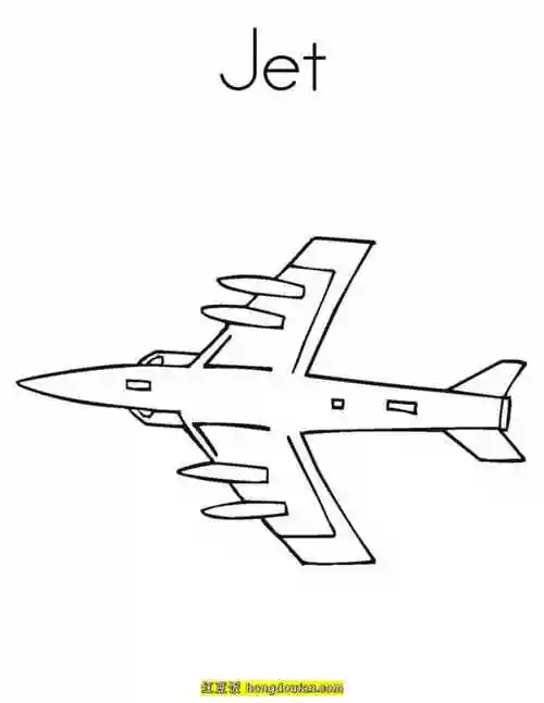 16张不同风格的孩子们最喜欢的简单飞机卡通简笔画