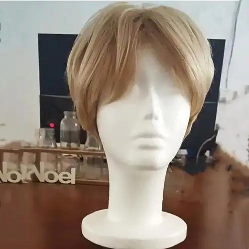 假发支架头模整理假发造型可插针包布模特头帆布头模型头假发放置