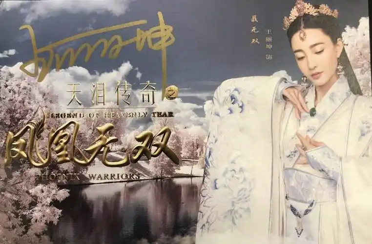 王丽坤签名照1张