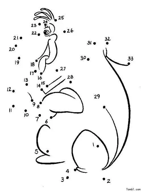 1简笔画简笔画简单连线组成的简笔画图片9张第3张幼儿连点简笔画数字