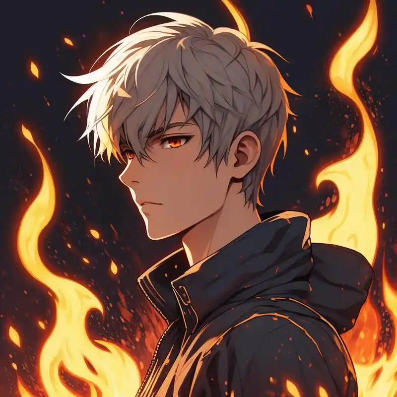 动漫漫画风帅气男生头像94