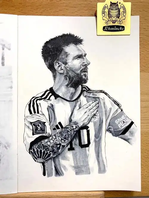 工具:法卡勒三代马克笔#这个球星我绘  #马克笔手绘  #不存在美术馆