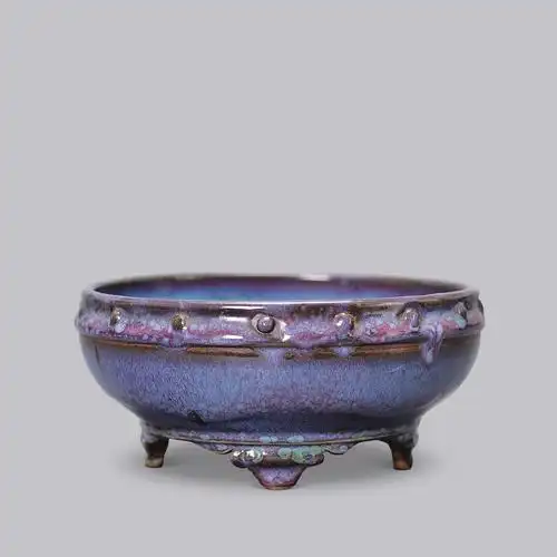 0401 民国 钧窑鼓钉洗