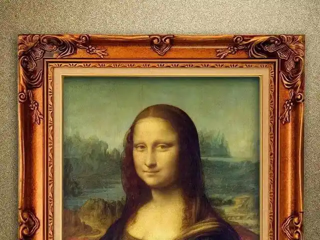 蒙娜丽莎放大一千倍的图(蒙娜丽莎中有什么秘密)(1)