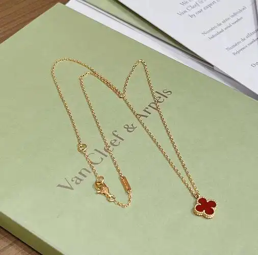 有18年保卡小票 现货好价9215#梵克雅宝四叶草项链  #18k金  #vca