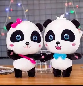 baby bus/宝宝巴士玩具奇奇妙妙毛绒公仔可爱熊猫玩偶一