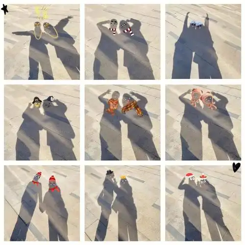 闺蜜照闺蜜影子照