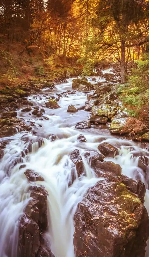 唯美瀑布高清大自然风景