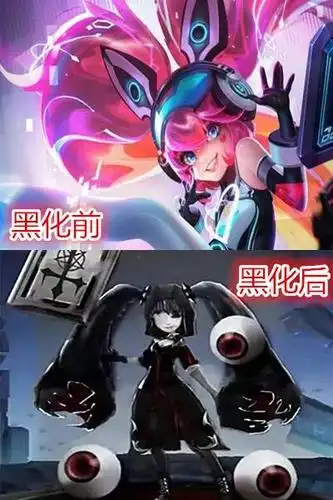 王者荣耀英雄黑化前vs后,安琪拉变暗黑系,看到孙尚香:惹不起