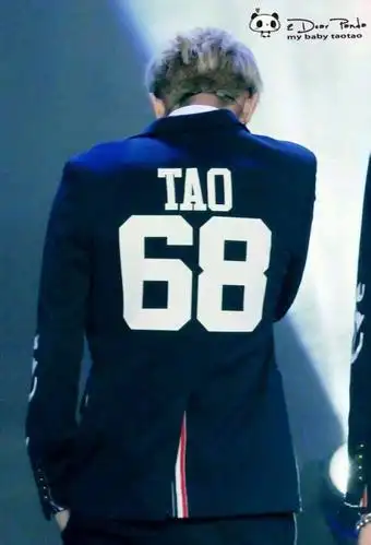 tao 黄子韬 68 exo 背影