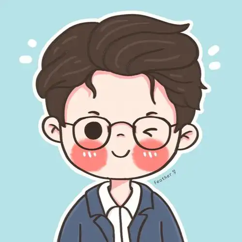 q版可爱男生头像西装男孩