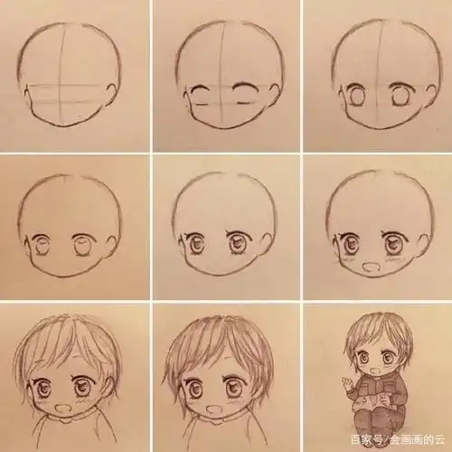 动漫卡通头像是如何绘制的