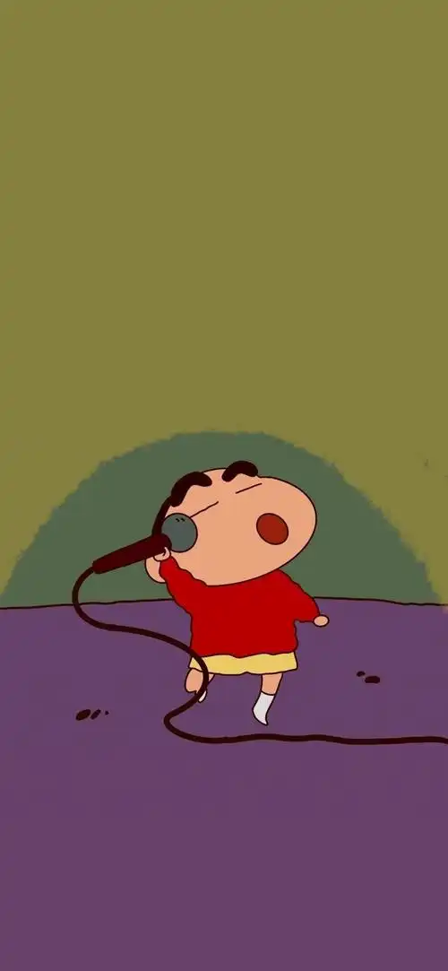 唱歌的可爱蜡笔小新