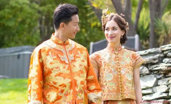 韩庚卢靖姗结婚照