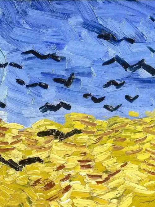 黄色,蓝色,绿色,红色都极少有其它颜色混入,色彩对比十分强烈,甚至