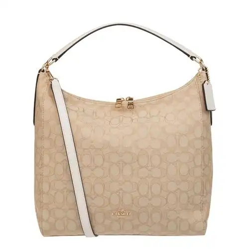 【清仓】coach/蔻驰新款女士帆布单肩斜挎月牙包女包 55365_7折现价